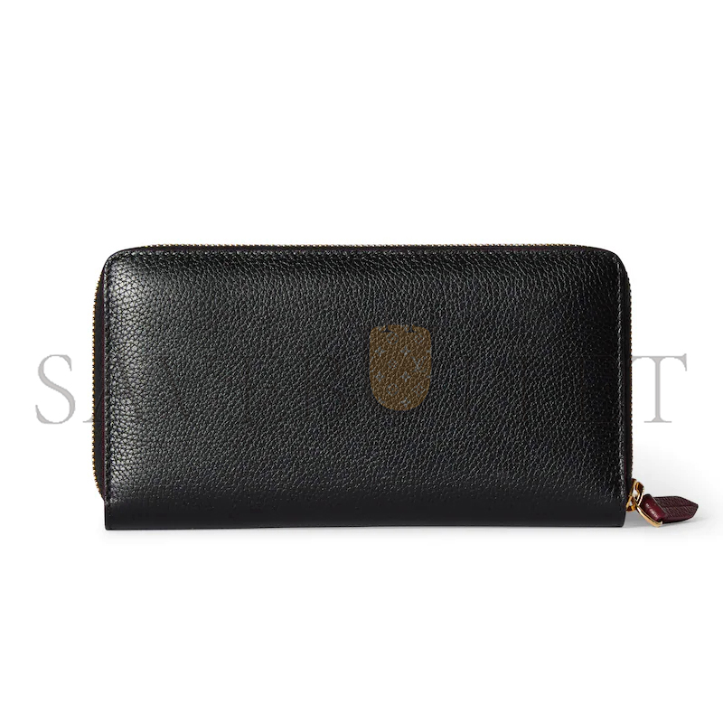GUCCI BI-COLOR GG MARMONT ZIP AROUND WALLET 456117 (19*10.5*2cm)